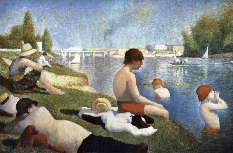 Georges Seurat Bathers of Asnieres